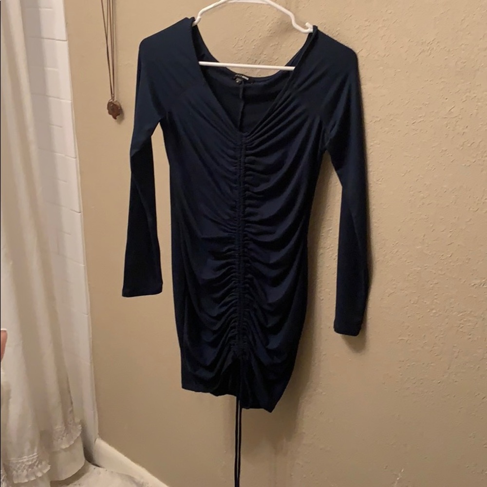 Teal mini dress